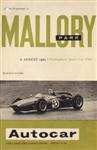 Programme cover of Mallory Park Circuit, 06/08/1962