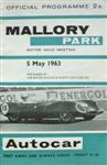 Programme cover of Mallory Park Circuit, 05/05/1963
