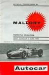 Programme cover of Mallory Park Circuit, 02/06/1963
