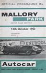 Programme cover of Mallory Park Circuit, 13/10/1963