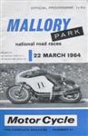 Programme cover of Mallory Park Circuit, 22/03/1964