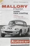 Programme cover of Mallory Park Circuit, 11/10/1964