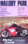 Programme cover of Mallory Park Circuit, 12/04/1966