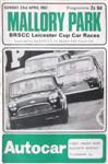 Programme cover of Mallory Park Circuit, 23/04/1967