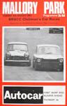 Programme cover of Mallory Park Circuit, 06/08/1967