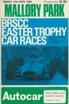 Programme cover of Mallory Park Circuit, 15/04/1968
