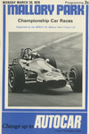 Programme cover of Mallory Park Circuit, 30/03/1970