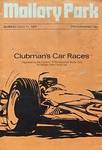 Programme cover of Mallory Park Circuit, 11/07/1971