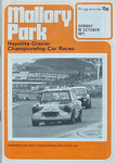Programme cover of Mallory Park Circuit, 10/10/1971