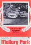 Programme cover of Mallory Park Circuit, 14/05/1972
