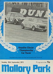 Programme cover of Mallory Park Circuit, 10/09/1972