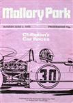 Programme cover of Mallory Park Circuit, 03/06/1973
