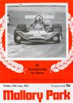 Programme cover of Mallory Park Circuit, 24/06/1973
