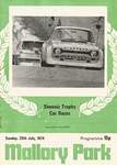Programme cover of Mallory Park Circuit, 28/07/1974
