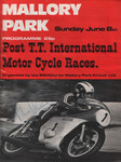 Programme cover of Mallory Park Circuit, 08/06/1975
