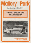 Programme cover of Mallory Park Circuit, 04/04/1976