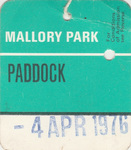 Ticket for Mallory Park Circuit, 04/04/1976