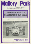 Programme cover of Mallory Park Circuit, 19/04/1976