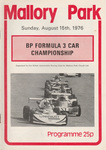 Programme cover of Mallory Park Circuit, 15/08/1976