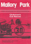 Programme cover of Mallory Park Circuit, 19/09/1976