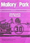 Programme cover of Mallory Park Circuit, 29/05/1977