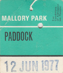 Ticket for Mallory Park Circuit, 12/06/1977