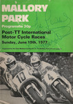 Programme cover of Mallory Park Circuit, 19/06/1977