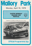 Programme cover of Mallory Park Circuit, 16/04/1979