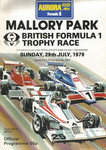 Programme cover of Mallory Park Circuit, 29/07/1979
