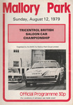 Programme cover of Mallory Park Circuit, 12/08/1979