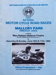 Programme cover of Mallory Park Circuit, 17/06/1984