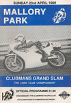 Programme cover of Mallory Park Circuit, 23/04/1989