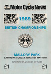 Programme cover of Mallory Park Circuit, 21/05/1989