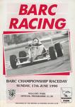 Programme cover of Mallory Park Circuit, 17/06/1990