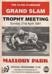 Programme cover of Mallory Park Circuit, 21/04/1991