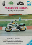 Programme cover of Mallory Park Circuit, 08/08/1993