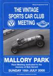 Programme cover of Mallory Park Circuit, 16/07/2000
