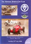 Programme cover of Mallory Park Circuit, 23/07/2006
