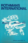 Programme cover of Manfeild Circuit, 14/12/1975
