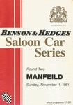 Programme cover of Manfeild Circuit, 01/11/1981