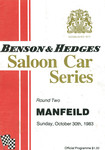 Programme cover of Manfeild Circuit, 30/10/1983