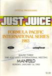 Programme cover of Manfeild Circuit, 16/01/1983