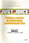 Programme cover of Manfeild Circuit, 14/01/1984
