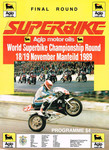 Programme cover of Manfeild Circuit, 19/11/1989