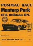 Programme cover of Mantorp Park, 10/10/1971
