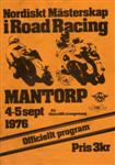 Programme cover of Mantorp Park, 05/09/1976