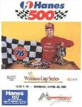 Programme cover of Martinsville Speedway, 28/04/1991