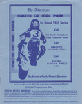Programme cover of McNamara Park, 02/06/1985