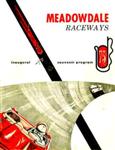 Programme cover of Meadowdale International Raceway, 1958