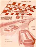 Programme cover of Meadowdale International Raceway, 02/10/1960